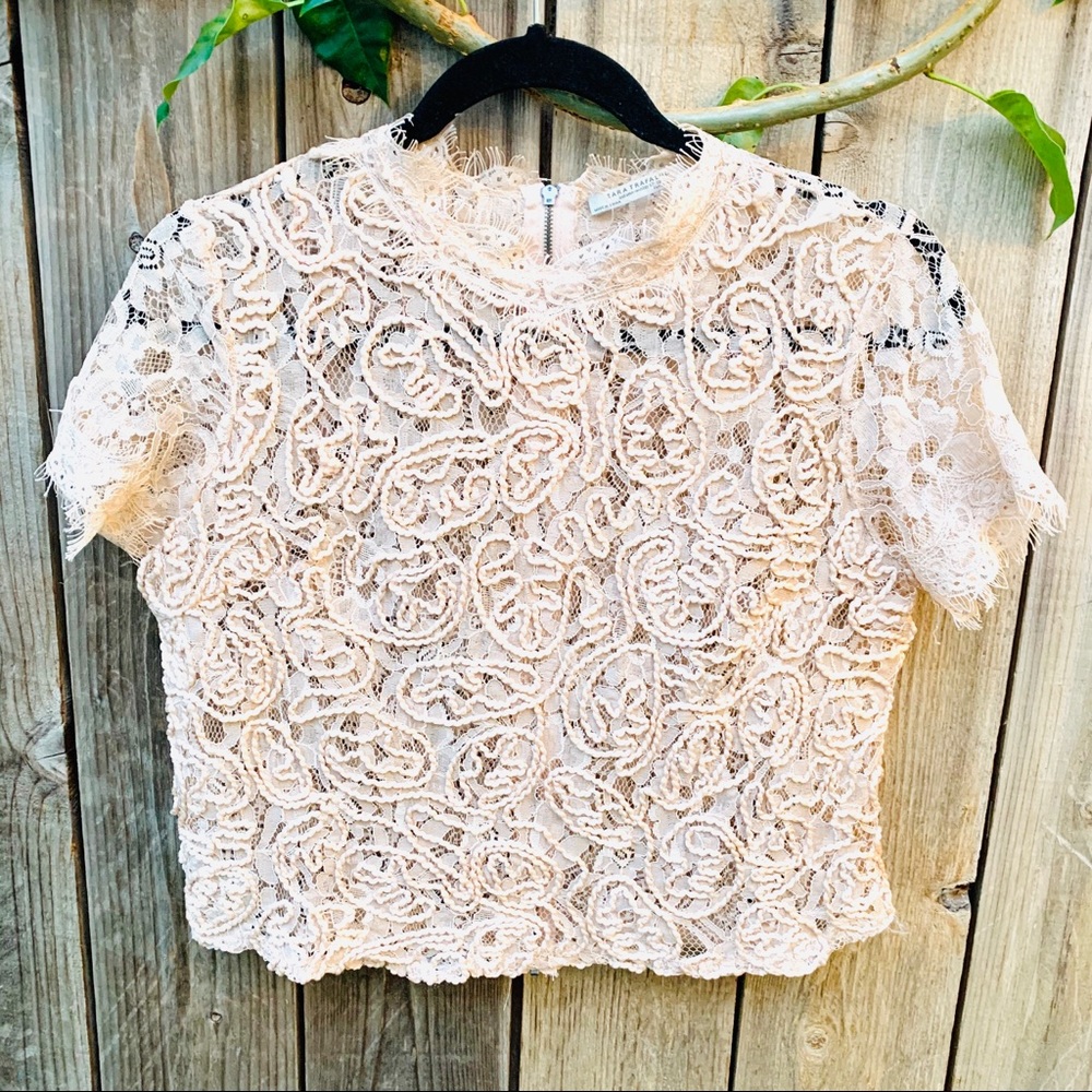Zara Lace Crop Top